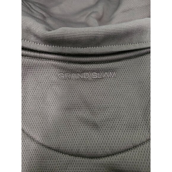 Mens Grand Slam Golf Pullover Half-Zip Sweatshirt Brown Size XL - Picture 6 of 6